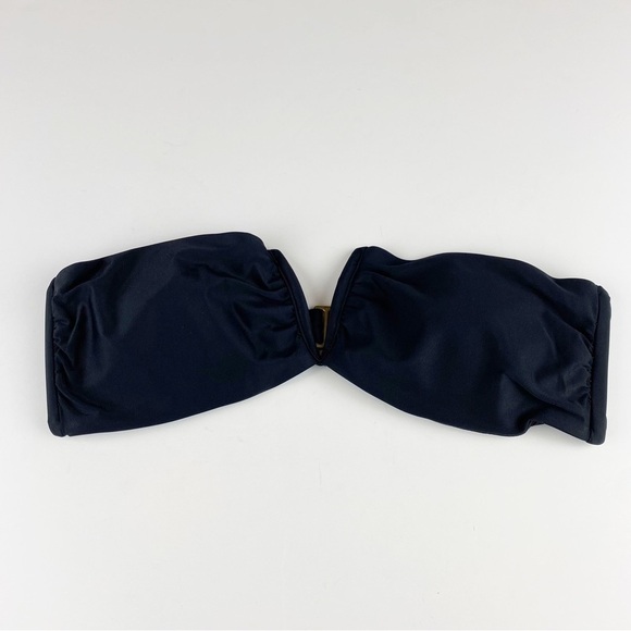 Andie The Scala Bandeau Strapless Bikini Top Swimsuit Black Size L NWT - Picture 5 of 8